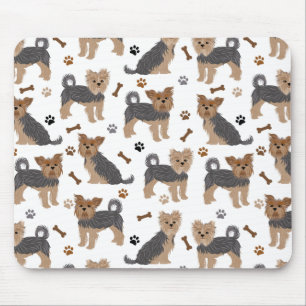 Mousepad Yorkshire Terrier Paws e Bones Yorkie Dog