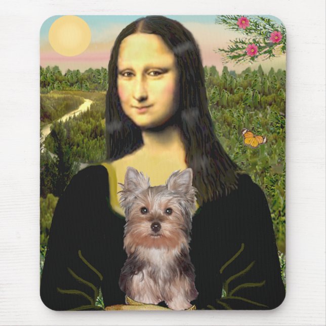 Mousepad Yorkshire Terrier Puppy - Mona Lisa (Frente)