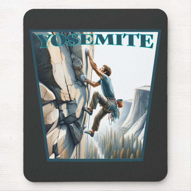 Mousepad Yosemite California Rock Escaling (Frente)