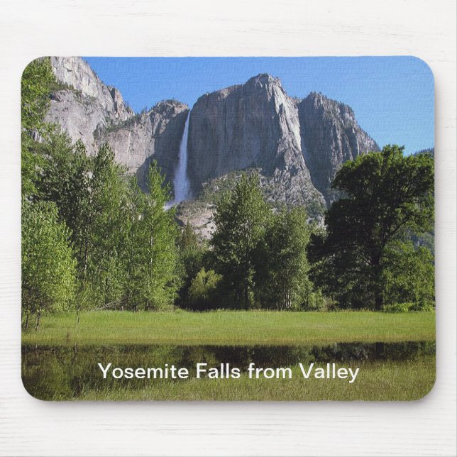 Mousepad Yosemite Falls do Vale da Califórnia (Frente)