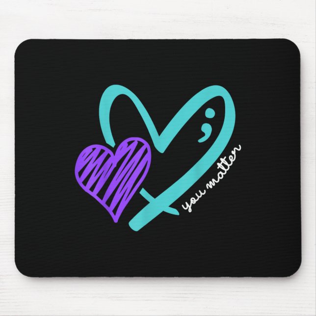 Mousepad You Don't Let Your Story End Suicide Awareness  (Frente)