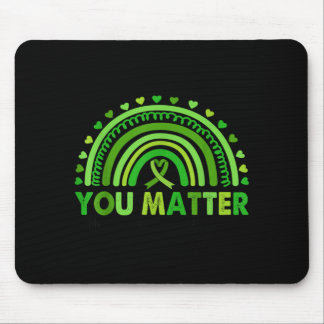 Mousepad You Mental Health Awareness Rainbow Men Women Kids