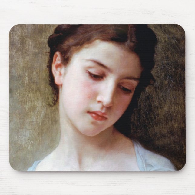 Mousepad Young Girl, Bouguereau (Frente)