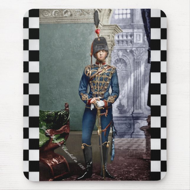 Mousepad Young Winston Churchill in 1895 (Frente)