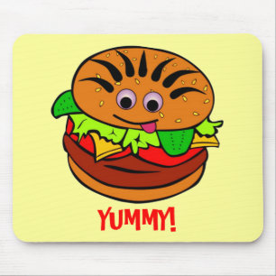 Mousepad Yummy Hamburger