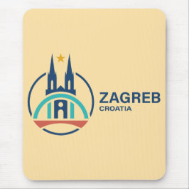 Mousepad Zagreb Croácia Europa