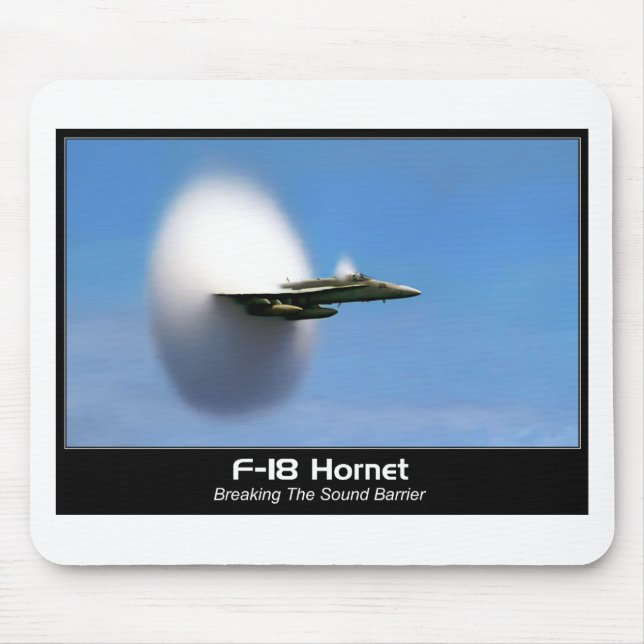 Mousepad Zangão do boom sónico F-18 (Frente)