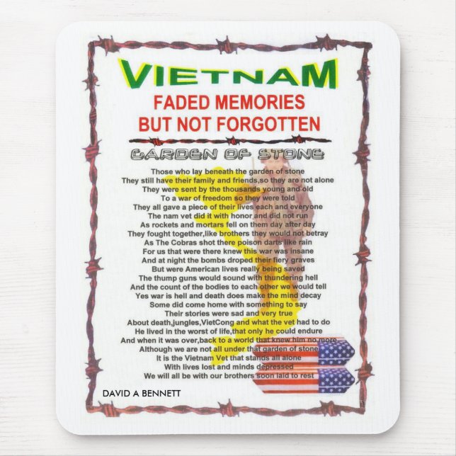 Mousepad zazv- VIETNAM /POEM (Frente)