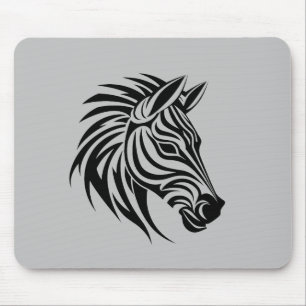 Mousepad Zebra Animal Freedom World Willife Vetor