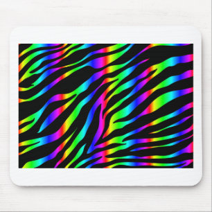 Mousepad zebra arco-íris