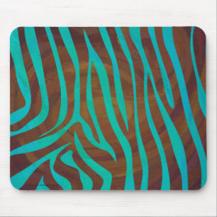 Mousepad Zebra Brown e impressão da cerceta