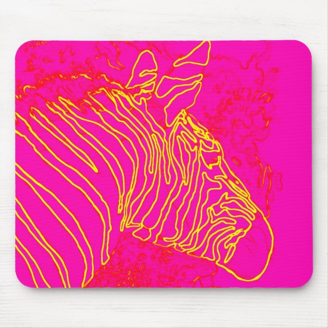 Mousepad Zebra de Fuschia (Frente)
