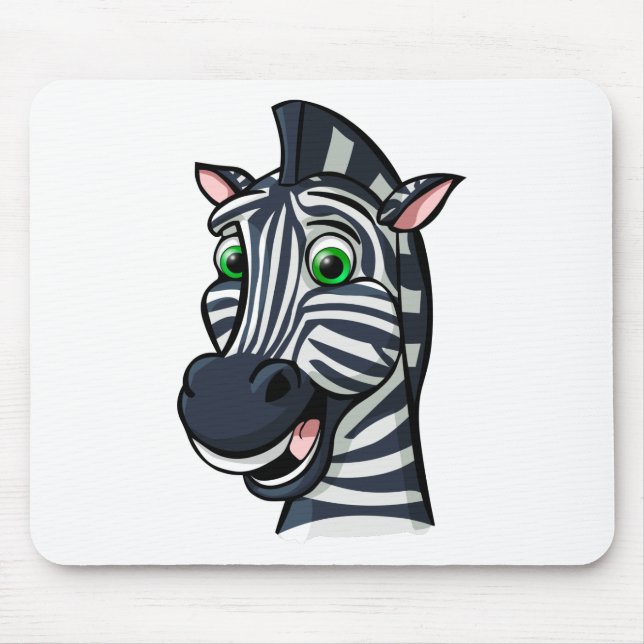 Mousepad Zebra dos desenhos animados (Frente)