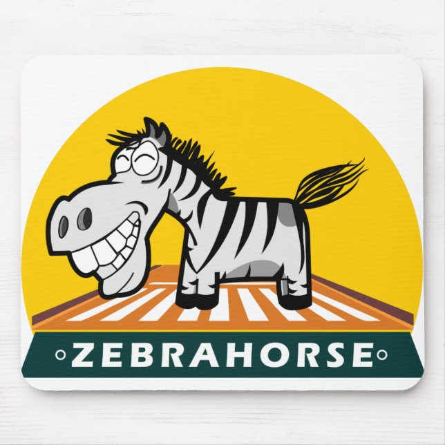 Mousepad Zebra Hores (Frente)
