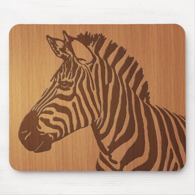 Mousepad Zebra-lenha (Frente)