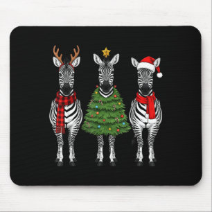 Mousepad Zebra Natal Retro Papai Noel Rena Safari Animal