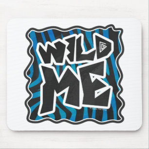 Mousepad Zebra Preta e Azul
