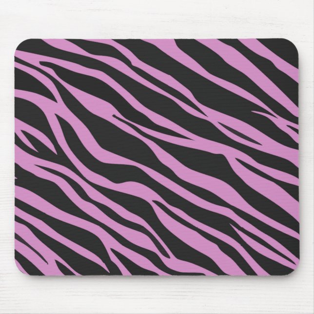 Mousepad Zebra Rosa Orquídea Rasgada (Frente)