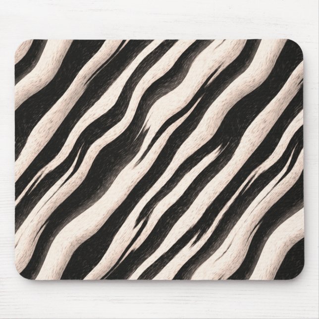 Mousepad Zebra tira textura perfeita + suas ideias (Frente)