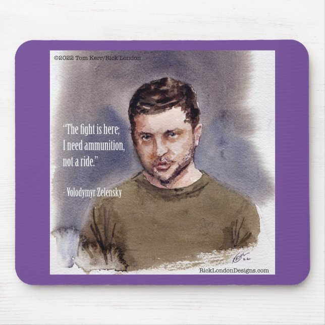 Mousepad Zelensky, Volodymir (Frente)