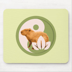 Mousepad Zen Capybara Yin Yang