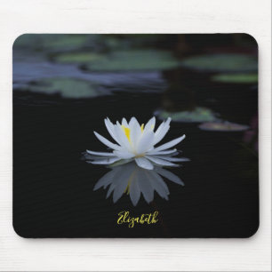 Mousepad Zen, Flor Branca De Lotus