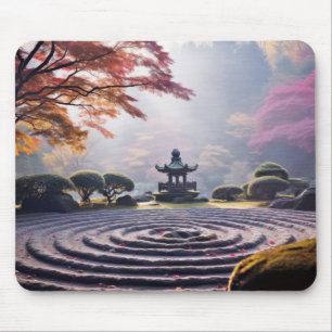 Mousepad Zen Garden Tranquil Natureza Pacífica