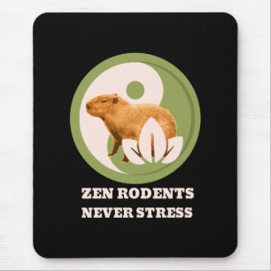 Mousepad Zen Rodents Nunca Stress Capybara