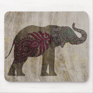 Mousepad Zen Tribal Elephant
