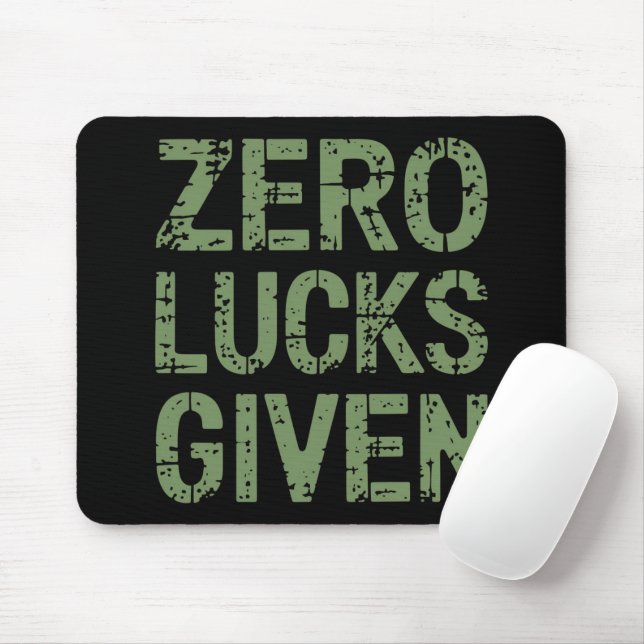 Mousepad Zero Lucks Dado Rua Dia do Pai Patrício Hilário (Com mouse)