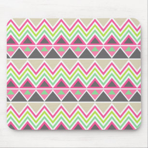 Mousepad Ziguezague asteca tribal do triângulo do