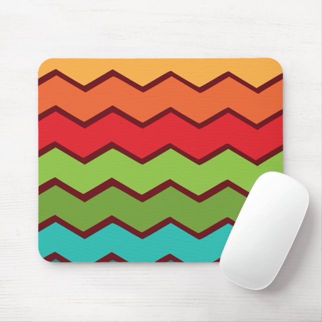 Mousepad Zigzag dos anos 70 (Com mouse)