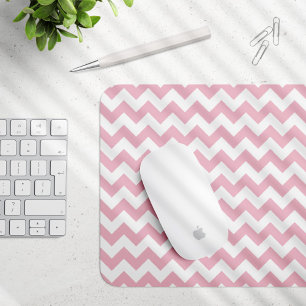 Mousepad Zigzag Rosa, Chevron Rosa, Padrão Geométrico