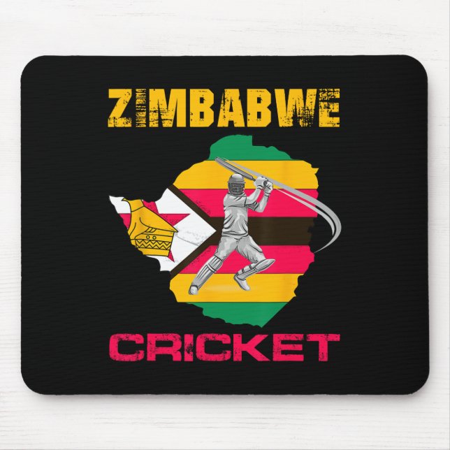Mousepad Zimbwe Cricket Zimbwean Men  (Frente)
