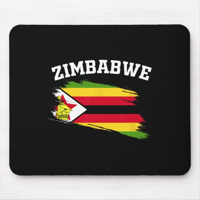 Mousepad Zimbwe Souvenirs Harare Vacation Africa Zimbwean C (Frente)