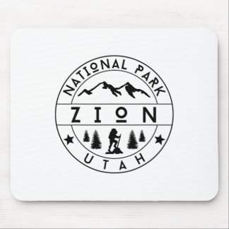 Mousepad Zion National Park Utah Hiker Nature Hiking Outdoo