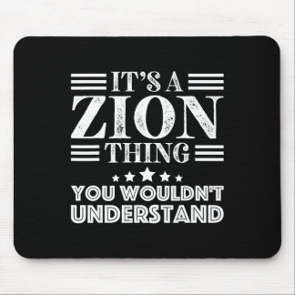 Mousepad Zion Primeiro Nome Pessoal Aniversário Dia dos Pai