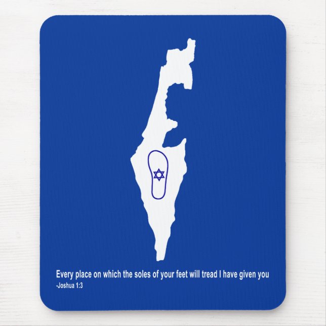 Mousepad Zo Artzeinu - Joshua 1:3 (Frente)