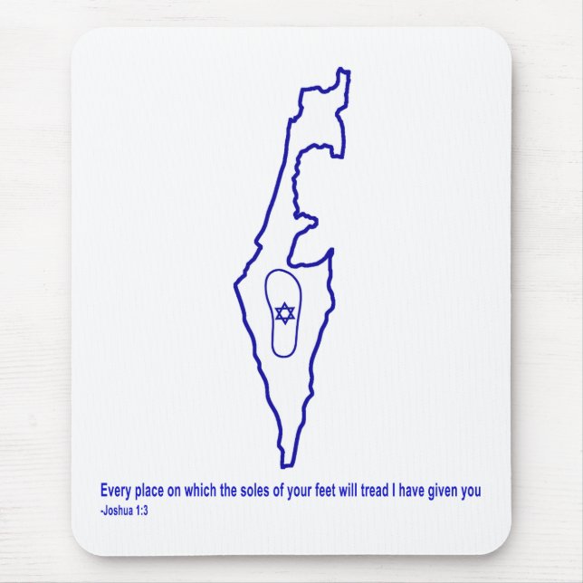 Mousepad Zo Artzeinu - Joshua 1:3 (Frente)