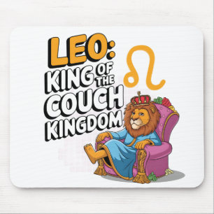 Mousepad Zodiac Leo design