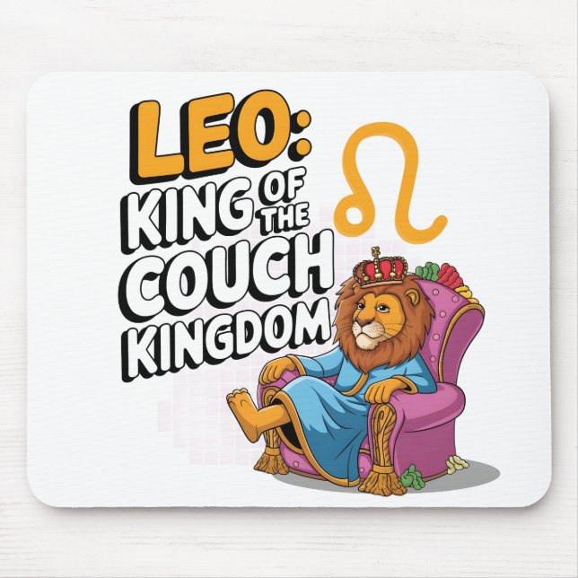Mousepad Zodiac Leo design (Frente)