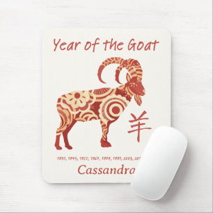 Mousepad Zodíaco Chinês - Sinal De Caprino