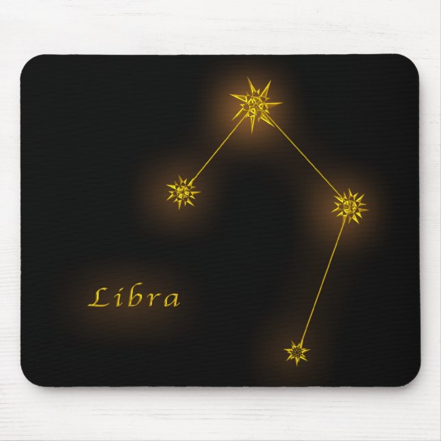 Mousepad Zodíaco - Libra (Frente)