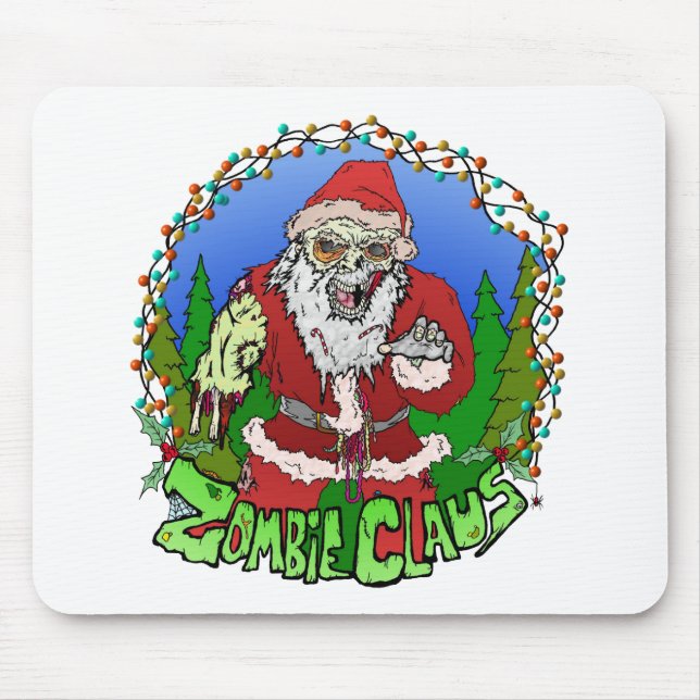 Mousepad Zombie Claus (Frente)