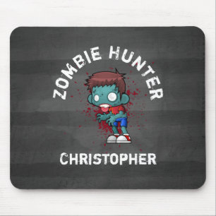 Mousepad Zombie Hunter com Splatter Legal