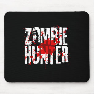 Mousepad Zombie Hunter Design Para Meninas No Dia Das Bruxa