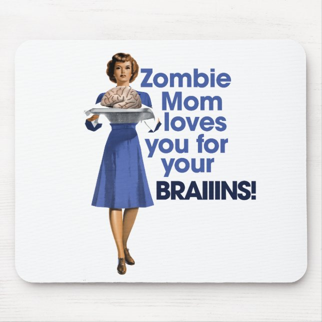 Mousepad Zombie Mãe (Frente)