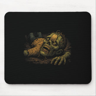 Mousepad Zombie Npc Teag - Funny Tea G Gamer Meme Halloween