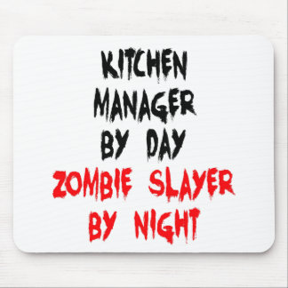 Mousepad Zombie Slayer Kitchen Manager