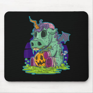 Mousepad Zombie Unicorn Halloween Figurume Fantasma-Mummy